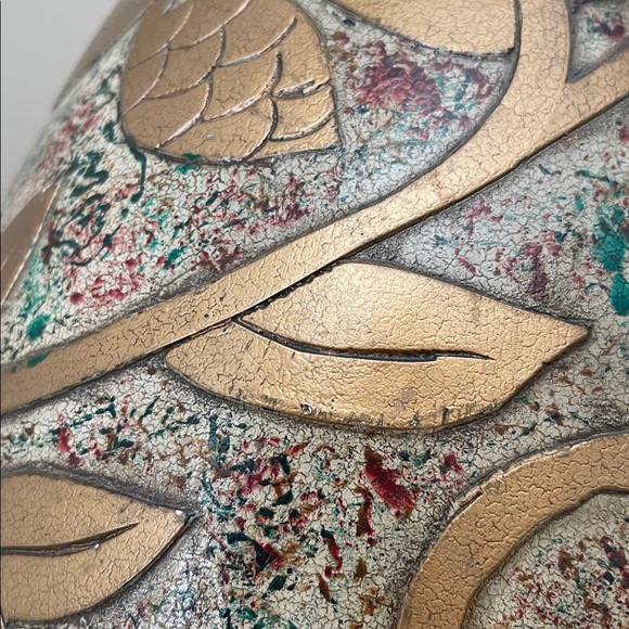 Oversized Ceramic Egg Decor | Minimalist Modern | Paintable - Picture 4 of 4